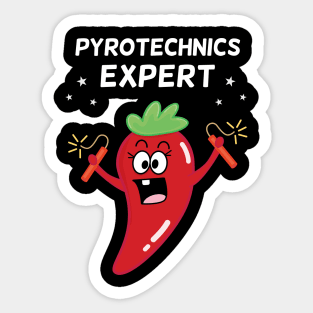 Funny Chili Pepper Sticker